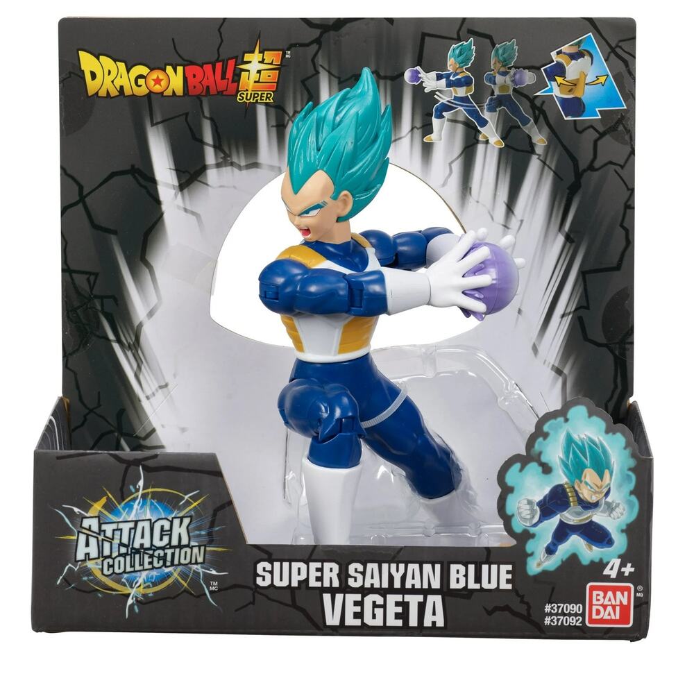 NEW Dragon Ball Super Evolve Super Saiyan Blue Vegeta Action Figure 5" Bandai